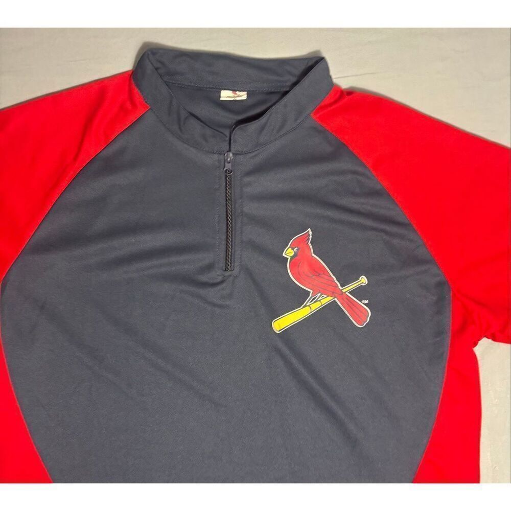 St. Louis Cardinals Baseball Jersey Pullover Batting Practice Warm Up Shirt XL